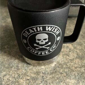 Death Wish Kleen Kanteen Coffee Black Mug